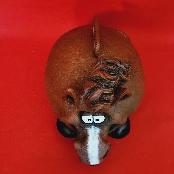 Vintage Swibco Anthropormorphic Horse Coin Bank Resin - Picture 4 of 13